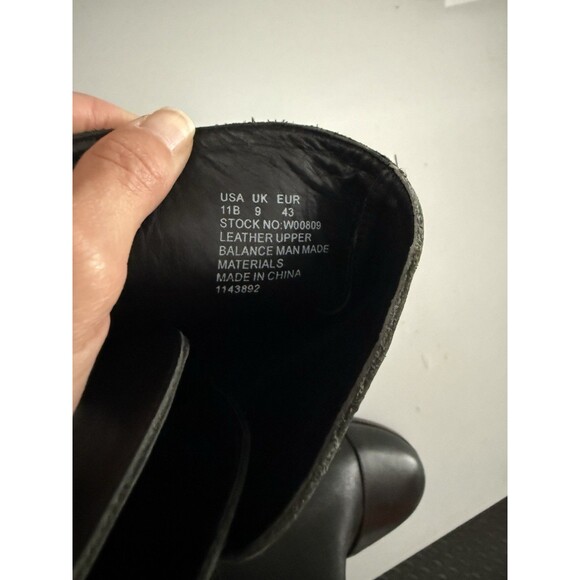 Wolverine 1000 Mile Rockford Chelsea Booties 11B Black Leather Womens Block Heel - Picture 5 of 8